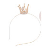 F-0805  Children's Crown Boutique Hair Accessories Korean Princess Rhinestone Crown Little Girls Birthday Hair Band Accessories