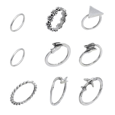 R-1530  Bohemian retro leaves tortoise Fish tail nail ring finger ring punk ring Jewelry gift