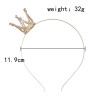 F-0805  Children's Crown Boutique Hair Accessories Korean Princess Rhinestone Crown Little Girls Birthday Hair Band Accessories