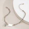 B-1085 Women Anklets Simple Heart Barefoot Crochet Sandals Foot Jewelry Bracelet Anklets Jewelry