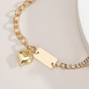 B-1085 Women Anklets Simple Heart Barefoot Crochet Sandals Foot Jewelry Bracelet Anklets Jewelry