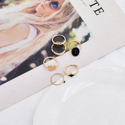 R-1531   2 Bohemian Vintage Gold/Silver Joint Ring Ring Short Ring Party Gift Jewelry