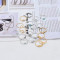 R-1532   19Pcs/set Bohemian Eye Moon Geometric Shape Gold Silver Metal Midi Finger Rings for Women Party Jewelry Gift