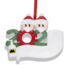 Personalized Name by Yourself Christmas Ornament Kit with Mask 2020 Quarantine Survivor Family Customized Christmas Decorating Kit Creative Decoration Gift for Family