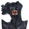 E-5931  Fashion Halloween Earrings 925 Silver Earrings Colorful Pumpkin Halloween Earrings Women Jewelry