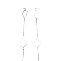 E-5937  Fashion geometric earrings pendant earrings ladies bib chain earrings  jewelry