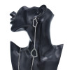 E-5937  Fashion geometric earrings pendant earrings ladies bib chain earrings  jewelry