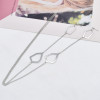 E-5937  Fashion geometric earrings pendant earrings ladies bib chain earrings  jewelry