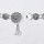 N-7426  Boho Vintage Silver Tassel Bells Body Chain for Women Indian Ethnic Dance Waist Chain