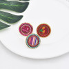 R-1535  Bohemian Vintage Golden Color Woven Cloth Adjustable Finger Ring Women Gypsy Jewelry