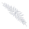F-0819 Silver transparent rhinestone leaves bridal hair accessories party holiday wedding women accessories