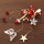 F-0818  Vintage Red Pearl Crystal Butterfly Star Hairpins Hair Combs Earring Sets for Bridal Wedding Hair Accessories
