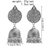E-5958 Vintage Indian Jhumka Earrings for Women Bohemian Gold Silver Metal Bells Tassel Earring Gypsy Party Jewelry Gift