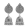 E-5958 Vintage Indian Jhumka Earrings for Women Bohemian Gold Silver Metal Bells Tassel Earring Gypsy Party Jewelry Gift