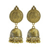 E-5958 Vintage Indian Jhumka Earrings for Women Bohemian Gold Silver Metal Bells Tassel Earring Gypsy Party Jewelry Gift