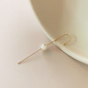 E-5959 Ear Wrap Earrings Crawler Hook Earrings Rhinestone Piercing Ear Cuff for Women Girls