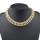 N-7438 Fashion Punk Style Double layer Alloy Choker Necklaces for Women Layered Thick Chain Necklace