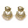 E-5964 Bohemian Retro Gold Beaded Tassel Dangle Earring for Women  Indian Gypsy Peacock  Drop  Earrings