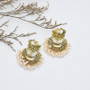 E-5964 Bohemian Retro Gold Beaded Tassel Dangle Earring for Women  Indian Gypsy Peacock  Drop  Earrings