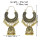 E-5973 Indian Jhumka Jhumki Drop Earrings for Women Bells Long Tassel Statement Earring Gypsy Tribal Jewelry Gift