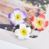 E-5979 Bohemian Fashion purple white red Big Flower stud Earring Festival Party Jewelry Gift