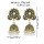 E-5985 Indian Gold Metal Jhumka Earrings for Women Carved Flower Pearl Tassel Statement Earring Party Jewelry