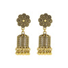E-5990 Indian Jhumka Earrings for Women Silver Gold Metal Flower Bells Tassel Earring Wedding Party Jewelry