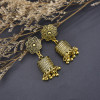 E-5990 Indian Jhumka Earrings for Women Silver Gold Metal Flower Bells Tassel Earring Wedding Party Jewelry