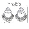 E-5995 Vintage Hollow Dangle Earrings for Women Indian Ethnic Jhumka Bells Drop Earrings