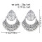 E-5995 Vintage Hollow Dangle Earrings for Women Indian Ethnic Jhumka Bells Drop Earrings