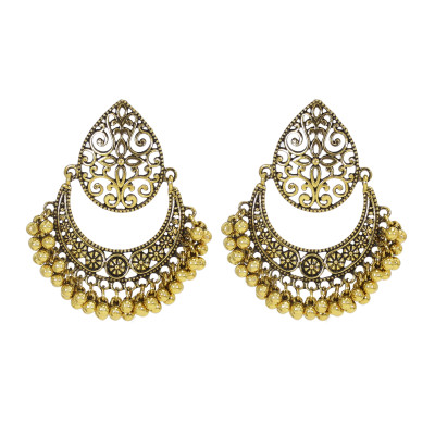 E-5995 Vintage Hollow Dangle Earrings for Women Indian Ethnic Jhumka Bells Drop Earrings