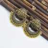 E-5996 Vintage Hollow Dangle Earrings for Women Indian Ethnic Jhumka Bells Tassel Drop Earrings Jewelry