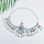 F-0830 Vintage Silver Metal Acrylic Beads Coin Tassel Headbands for Women Boho Turkish Tribal Party Hair Jewelry