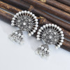 E-6003 Vintage Gold Silver Bell Drop Dangle Earrings Carving Flower Hat Shape Indian Earrings For Women Jewelry