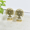 E-6003 Vintage Gold Silver Bell Drop Dangle Earrings Carving Flower Hat Shape Indian Earrings For Women Jewelry