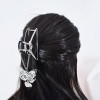 F-0841 Large Metal Hair Clips for Women Hair Catch Butterfly Pendant Hairpins