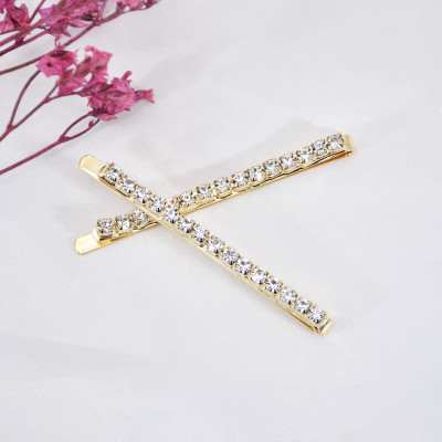 F-0843 3 PCS Bling Rhinestone Hairpins for Women  Girls Crystal Hair Clips Hair Accessories