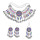 N-7463 Bohemian Vintage Silver Metal Alloy Colorful Crystal Coin choker necklace tassel earrings hairclip Sets Ethnic Dance Jewelry sets