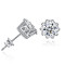 E-6017 Sparkling Rhinestones Stud Earrings for Women Elegant Crystal Simple Earrings