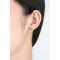 E-6017 Sparkling Rhinestones Stud Earrings for Women Elegant Crystal Simple Earrings