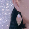 E-6021 Hollow Leaf Dangle Earrings for Women Bohemian Lightweight Tassel  Drop Earrings