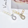F-0849 Korean Fashion Bling Rhinestone Crystal white Pearl Hairpins for Women Girls Crystal Hair Clips Hair Accessories