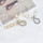 F-0849 Korean Fashion Bling Rhinestone Crystal white Pearl Hairpins for Women Girls Crystal Hair Clips Hair Accessories