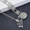 N-7469 Bohemian Vintage Silver Tassel Bells Body Chain for Women Indian Ethnic Dance Waist Chain