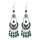 E-6032 Vintage Bohemian Ethnic Dangle Earrings for Women Colorful Rhinestone Tassel Gypsy Earrings