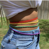 N-7470 31 Colors Beaded Waist Chain Color Dance Chain for Women Jewelry Design