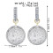 E-6040 New Ins Gold Silver Alloy Portrait Relief Baroque Rhinestone Earrings for Women Lady Wedding Party Jewelry