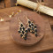 E-6042 Bohemian Personality Beaded Tassel Exaggerated Crystal Teardrop Earrings For Women Girls Party Jewelry