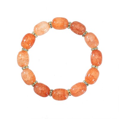 B-1097 Four colors bohemian acrylic beads tassel bracelet, ladies fashion gemstone bracelet