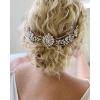 F-0859 Exquisite Bridal Crystal Tiaras Crown with Comb Women Headband Wedding Hair Accessories